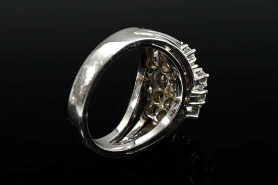 Wide white gold 750 diamond ring (approx. 1.60 ct/… - фото 4 Wide white gold 750 diamond ring (approx. 1.60 ct/… - фото 4