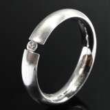 Matted Bunz platinum 950 tension ring with solitai… - фото 1