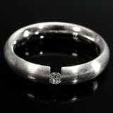 Matted Bunz platinum 950 tension ring with solitai… - фото 3