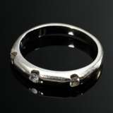 Zarter Weißgold 585 Ring mit 3 Brillanten (zus. ca… - Foto 2