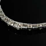 Elegantes Art Deco Weißgold 585 Collier am Spiralh… - Foto 3