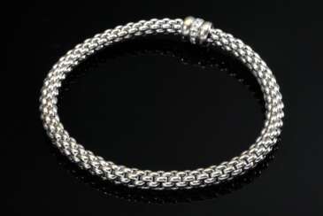 White gold 750 FOPE Flex'It bracelet with diamond …