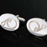Pair of Tiffany cufflinks engraved with ‘vintage c… - photo 2