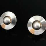 Pair of Bunz interchangeable stud earrings with pl… - photo 1