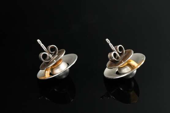Pair of Bunz interchangeable stud earrings with pl… - photo 2