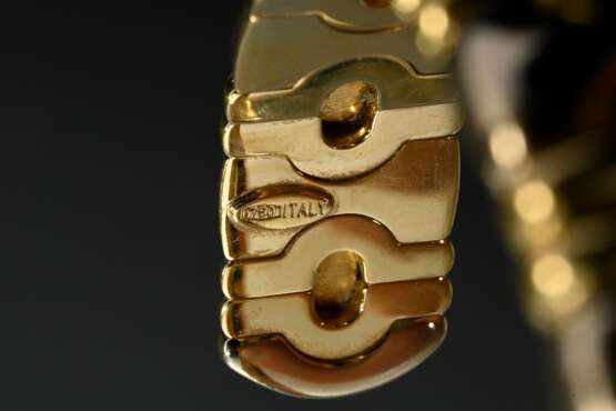 Modern white and yellow gold 750 bangle in Italian… - photo 3