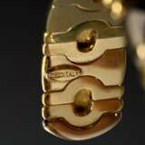 Modern white and yellow gold 750 bangle in Italian… - photo 3