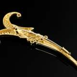 ‘C'est Laudier’ 750 yellow gold ‘Harlequin’ pin wi… - photo 2