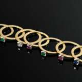 7 yellow gold 750 combination rings with brilliant… - фото 2