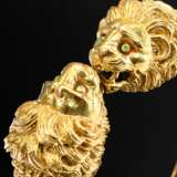 Decorative 750 yellow gold bangle with two fully s… - photo 5