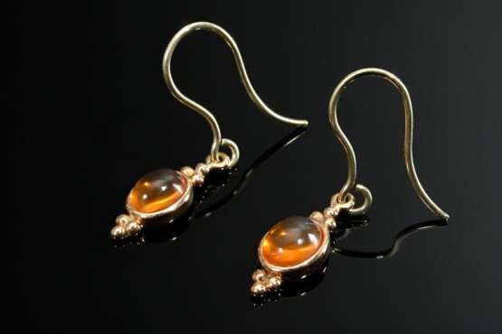 3 pieces of 585 yellow gold jewellery with fire op… - photo 3 3 pieces of 585 yellow gold jewellery with fire op… - photo 3