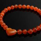 Wilm Carnelian necklace with gold-plated bayonet p… - фото 1