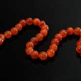 Wilm Carnelian necklace with gold-plated bayonet p… - фото 2