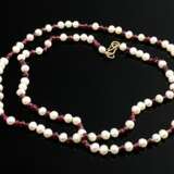 Long freshwater cultured pearl necklaces with irre… - photo 1