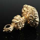 Biedermeier seal pendant with shell ornamentation … - photo 4