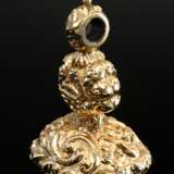 Biedermeier seal pendant with shell ornamentation … - photo 5