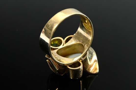 Handcrafted 585 yellow gold ring with opal cabocho… - фото 4 Handcrafted 585 yellow gold ring with opal cabocho… - фото 4