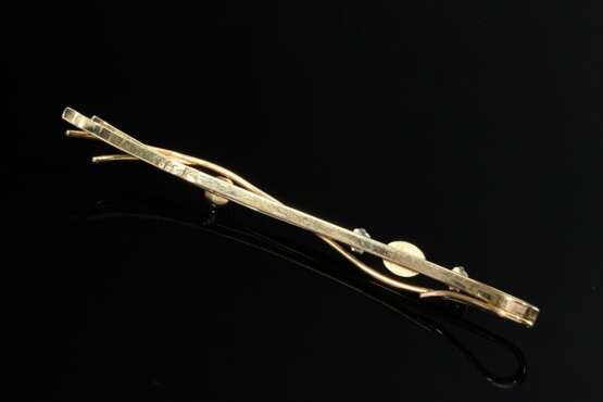 Außergewöhnlicher Gelbgold 585 Clip mit Opaltriple… - Foto 2 Außergewöhnlicher Gelbgold 585 Clip mit Opaltriple… - Foto 2