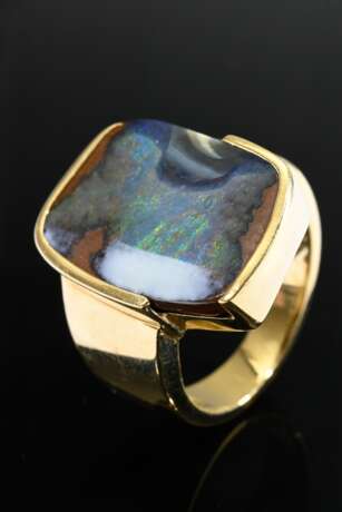 Handgearbeiteter Gelbgold 750 Ring mit interessant… - Foto 2 Handgearbeiteter Gelbgold 750 Ring mit interessant… - Foto 2