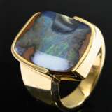 Handgearbeiteter Gelbgold 750 Ring mit interessant… - Foto 2