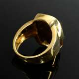 Handgearbeiteter Gelbgold 750 Ring mit interessant… - Foto 4