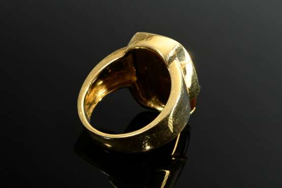 Handgearbeiteter Gelbgold 750 Ring mit interessant… - Foto 4 Handgearbeiteter Gelbgold 750 Ring mit interessant… - Foto 4