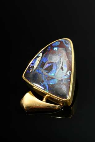 Handcrafted 750 yellow gold pendant with opal matr… - фото 3 Handcrafted 750 yellow gold pendant with opal matr… - фото 3