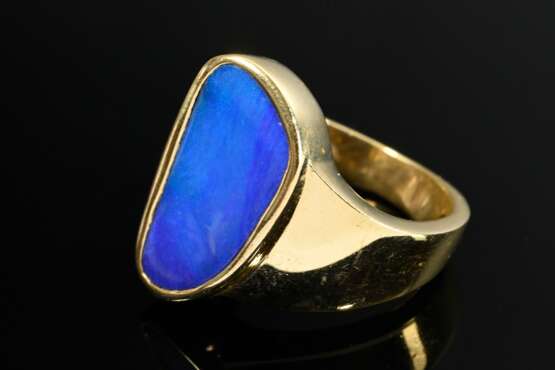 Handcrafted 750 yellow gold ring with irregular in… - фото 2 Handcrafted 750 yellow gold ring with irregular in… - фото 2