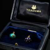 Pair of Verdura yellow gold 750 cufflinks ‘Night a… - фото 3