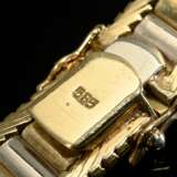 Mid-century tricolour 585 gold bracelet with 12 sa… - фото 3