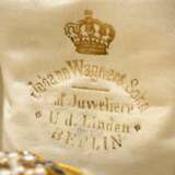 Large courtly yellow gold 900 gift brooch of Empre… - фото 6