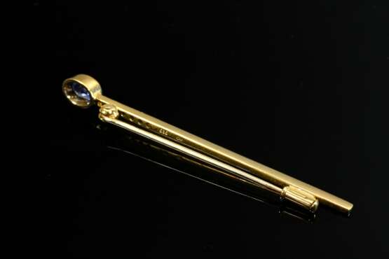 Klassische Gelbgold 585 Stabnadel mit ovalem Tansa… - Foto 3 Klassische Gelbgold 585 Stabnadel mit ovalem Tansa… - Foto 3