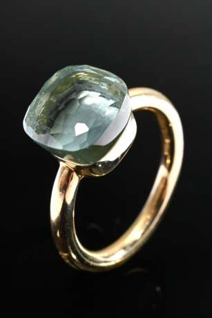 Pomellato rose gold 750 ‘Nudo’ ring with blue topa… - photo 1