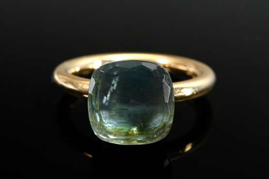 Pomellato rose gold 750 ‘Nudo’ ring with blue topa… - photo 3