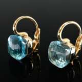 Paar Pomellato Roségold 750 "Nudo" Ohrringe mit bl… - Foto 1