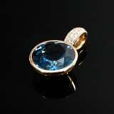 Burkhardt + Bischoff rose gold 585 pendant with bl… - photo 2