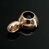 Burkhardt + Bischoff rose gold 585 pendant with bl… - photo 3