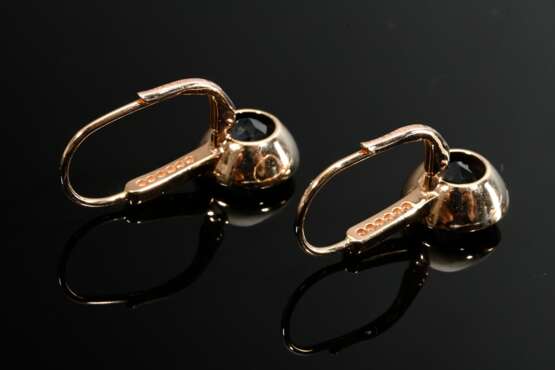 Pair of Burkhardt + Bischoff rose gold 585 earring… - фото 2 Pair of Burkhardt + Bischoff rose gold 585 earring… - фото 2