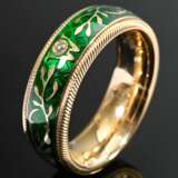 Wellendorf 750 yellow gold ‘Forget-me-not’ rotatin… - фото 1