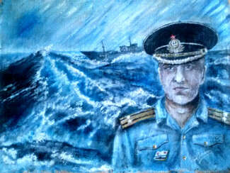 Portrait of captain 2nd rank Savochkin