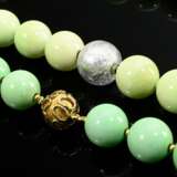 2 Various Wilm bead necklaces: Lemon chrysoprase w… - photo 2