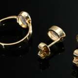 3 pieces of 585 yellow gold jewellery with moonsto… - фото 3