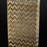 Elegantes Visitenkartenetui aus geflochtenen Weiß-… - Foto 2