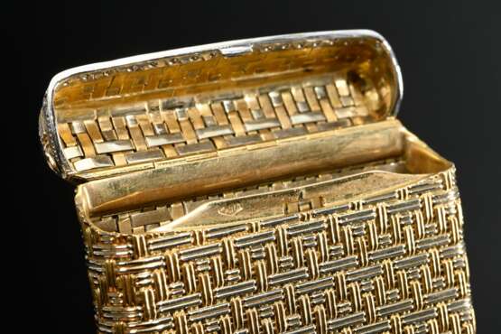 Elegantes Visitenkartenetui aus geflochtenen Weiß-… - Foto 4 Elegantes Visitenkartenetui aus geflochtenen Weiß-… - Foto 4