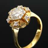 Gelbgold 750 Ring mit Brillant Solitär (ca. 1.53ct… - Foto 1