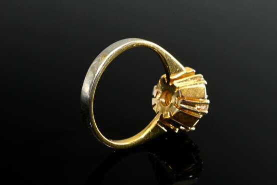 750 yellow gold ring with solitaire diamond (appro… - photo 4 750 yellow gold ring with solitaire diamond (appro… - photo 4