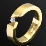 Bunz 750 yellow gold tension ring in a simple desi… - photo 1
