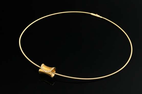 2 Teile Bunz Gelbgold 750 Schmuck: konkav eingezog… - Foto 1 2 Teile Bunz Gelbgold 750 Schmuck: konkav eingezog… - Foto 1