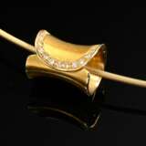 2 Teile Bunz Gelbgold 750 Schmuck: konkav eingezog… - Foto 2