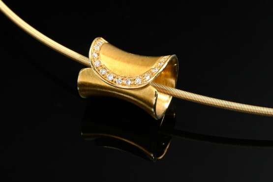 2 Teile Bunz Gelbgold 750 Schmuck: konkav eingezog… - Foto 2 2 Teile Bunz Gelbgold 750 Schmuck: konkav eingezog… - Foto 2